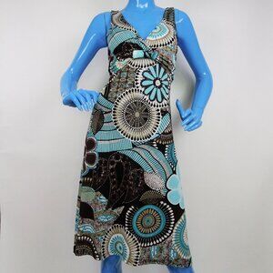 Best Emilie Summer Sleeveless Babydoll Dress S 4 6 Retro Mod Y2K Stretch Travel